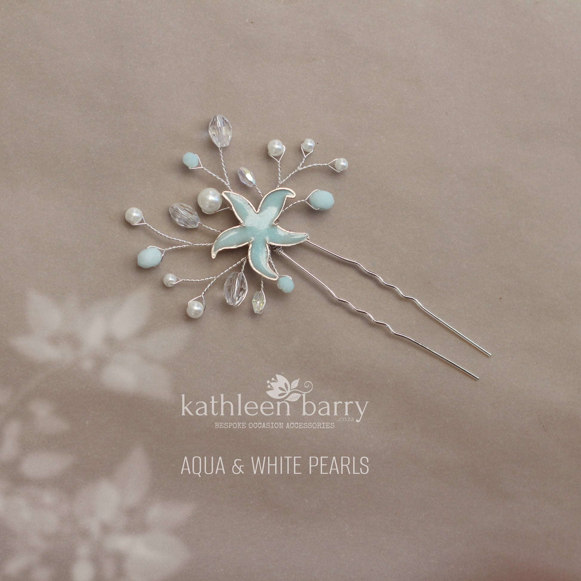 etsy bridal haor accessories star fish Stafish bridal hair accessories beach theme destination wedding hair pin assorted colors available – Kathleen Barry Bespoke Occasion Accessories