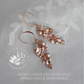 Adele Rhinestone and Pearl Earrings - Rose gold, gold or silver