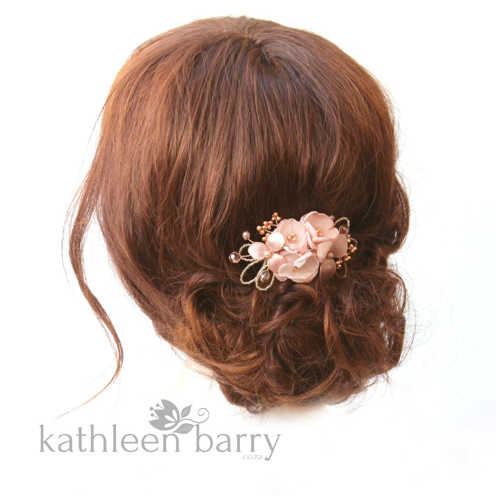 Mini rose shop hair clips