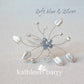 Amy Bridal hair pin - Colors to order - Sold Individually Silver, gold or rose gold