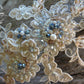 Athena Lace Embellished Hair Clip - Color Options Available
