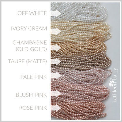 Gardenia statement floral and pearl hairpiece -  Custom color options available