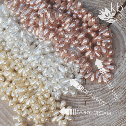 Veronique leaf detail crystal & pearl head band or tiara available in Silver, gold or rose gold finish