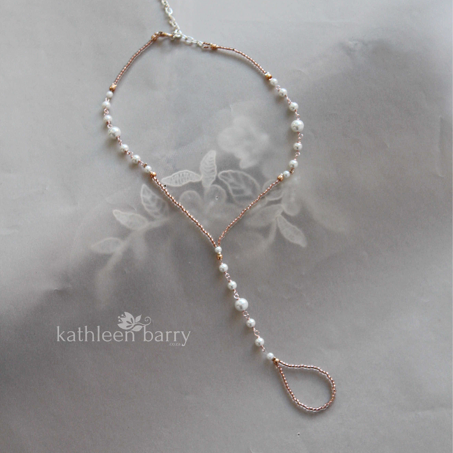 Cherize Barefoot Jewellery Sandals for Brides and bridal party - (Pair) Available in Rose gold, gold or silver