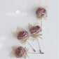 Boutonniere or corsage - lapel pin groom - color options available - everlasting