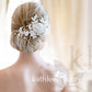 Lace bridal hair clip veil comb kathleen barry