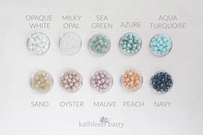 Megan Starfish wedding dress sash belt - color options available