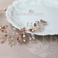 Carina milky opal wedding hair vine or dress belt - Assorted colors available