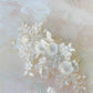 Chanel Floral lace Bridal hair comb - veil comb - ivory off-white