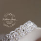 Kelly Lace Choker necklace with focal Pearl Drop - Color Options Available