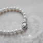 Eva Pearl Bracelet - pearl color options Available - Silver * or gold