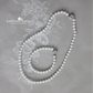 Eva Pearl Bracelet - pearl color options Available - Silver * or gold