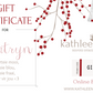 Gift certificate personalized - Christmas theme - Choose your amount starting from: