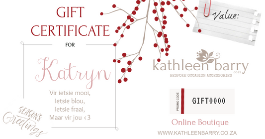 Gift certificate personalized - Christmas theme - Choose your amount starting from: