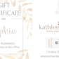 Gift certificate personalized - Bridal shower gift idea - COLORS AVAILABLE - Choose your amount starting FROM: