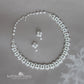 Geraldine pearl necklace - assorted color and finish options available