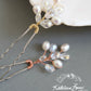 Minette Bridal Pearl hair pin dainty wedding hair accessories - sold individually