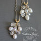Minette Bridal Pearl hair pin dainty wedding hair accessories - sold individually