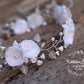 Jaclyn Bridal flower crown - Silver and white - wreath - other colors available