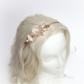 Jeanine headband - nude rose gold - Colors to order