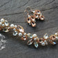 Jessica Rhinestone & Pearl Bridal Hair Pin - Assorted colors available
