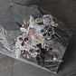 Jennifer Hand beaded Bridal hair clip - colors to order