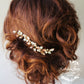 Jessica Rhinestone & Pearl Bridal Hair Pin - Assorted colors available