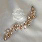 Jessica Rhinestone & Pearl Bridal Hair Pin - Assorted colors available