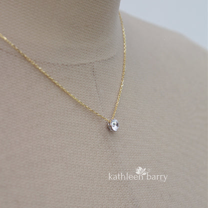 wedding dress open back chain necklace & drop