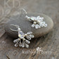 Kosuke earrings - champagne - Gold, silver or rose gold - Nickel free