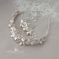 Beccy dainty floral hairband style mini tiara - custom colors to order