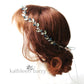 Kerry metallic crystal rhinestone leaf hair vine / wreath - Silver, gold or rose gold