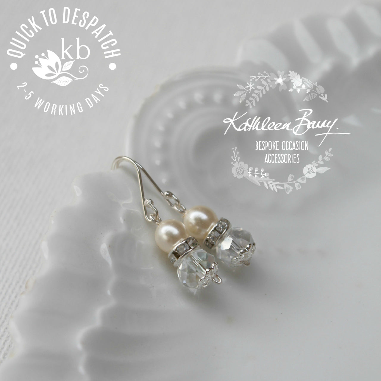 Taupe pearl new arrivals earrings