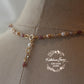 Lounette Pearl & Crystal Necklace - Color Options Available