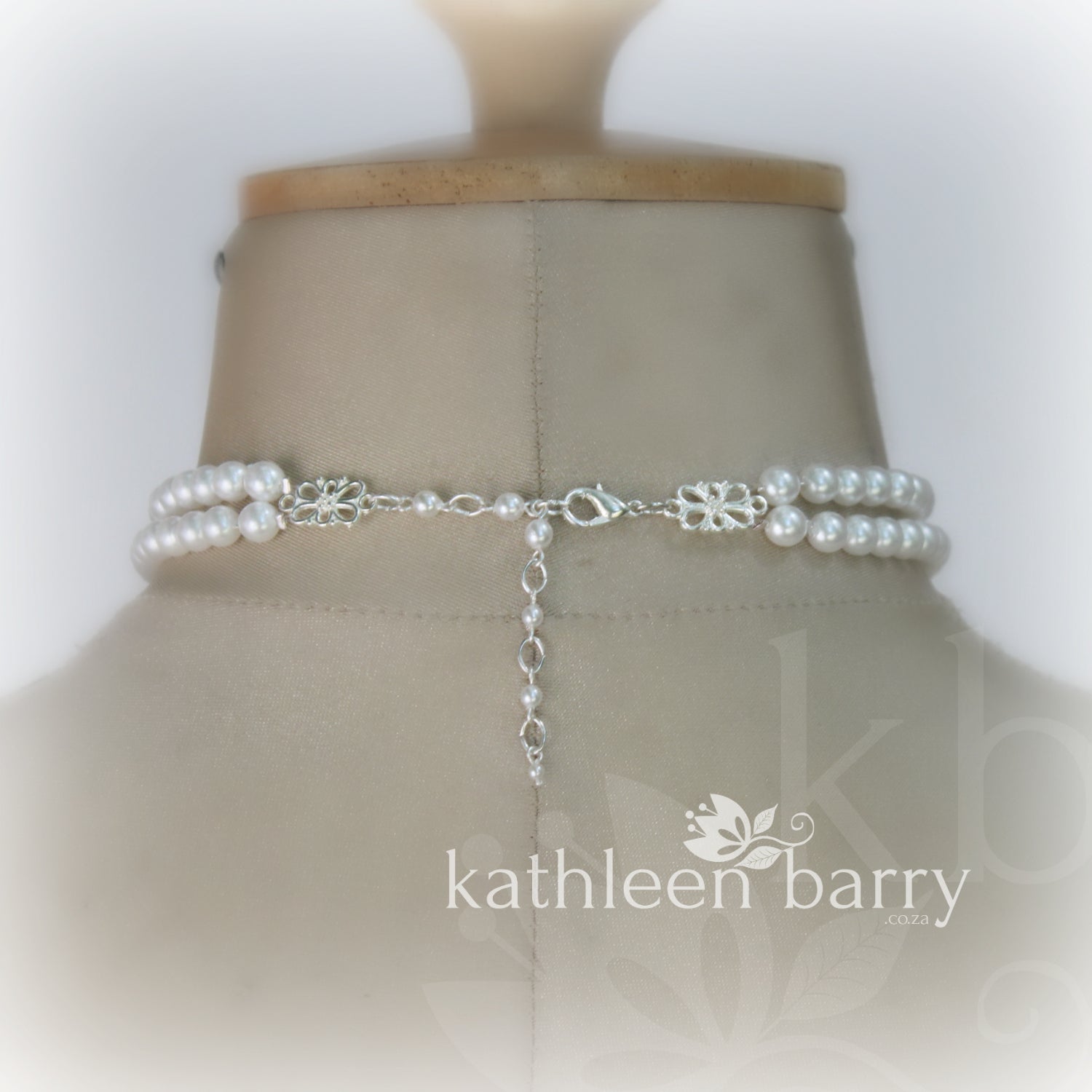 Bridal pearl choker necklace assorted colors available online