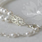 Magi double strand pearl choker necklace - Color Options Available