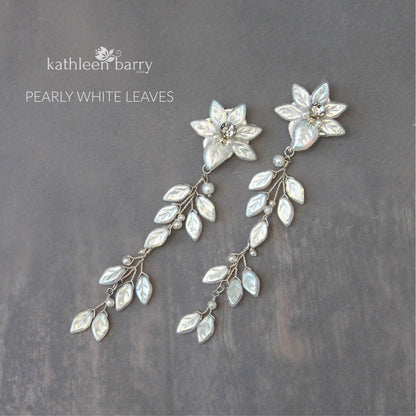 statement long wedding earrings bridal jewellery