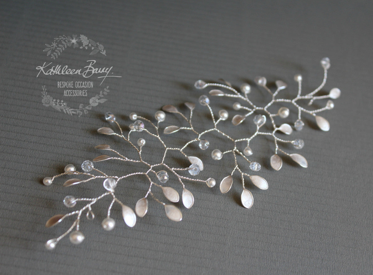Maryke Hairpiece style wedding hair accessory - available in silver, gold, rose gold