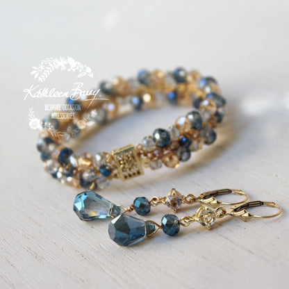 Michelle Crystal Bracelet - Crystal color options available