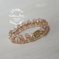 Michelle Bracelet - Crystal & Pearl Bracelet - Blush pink and Ivory