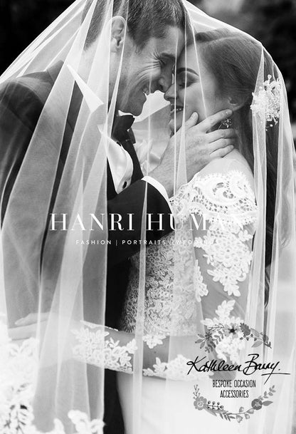 Victoria Lace Bridal Hair Piece Art Deco Style