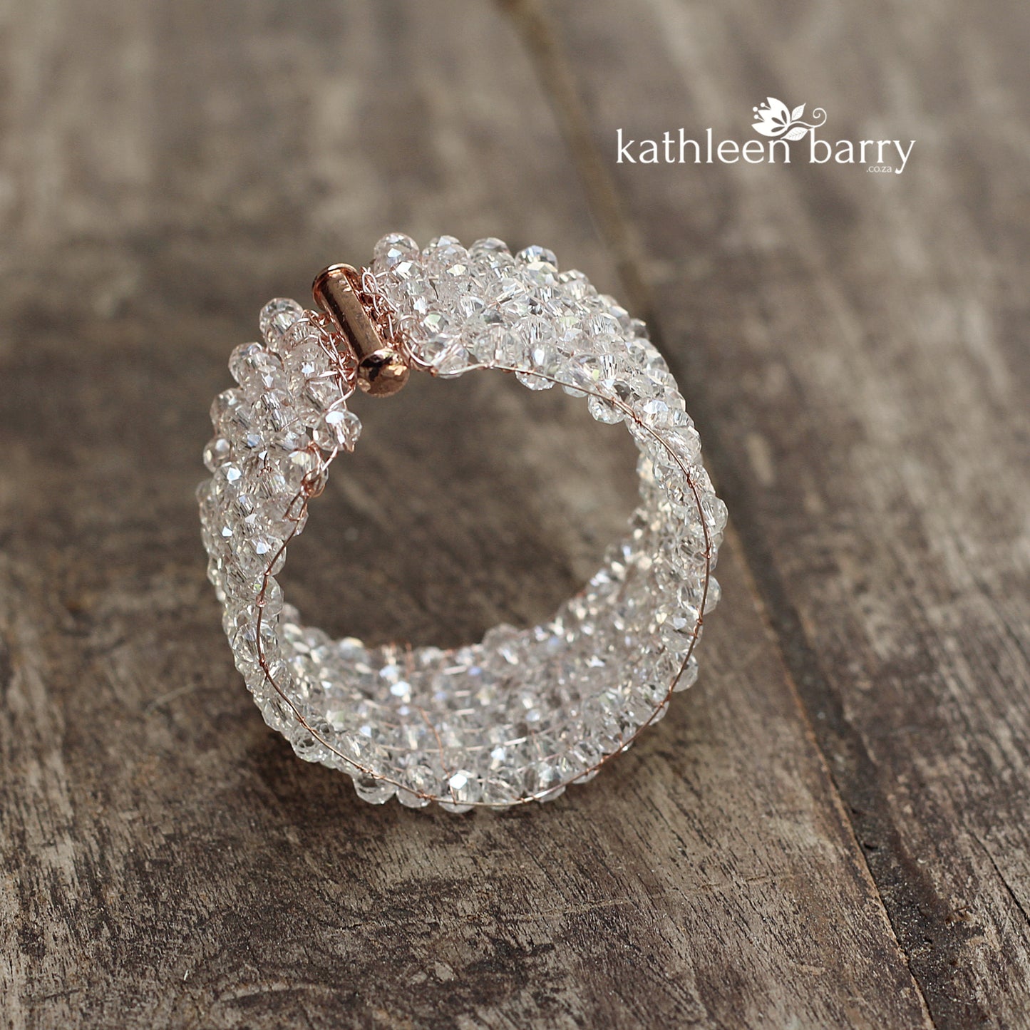 Morgan crystal cuff bracelet - Available in Gold, Silver or Rose Gold