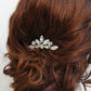 Nikki opalescent and clear rhinestone hair pin - Color options available