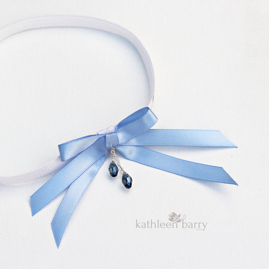 Nitsa bridal garter - assorted colors available - tossing garter