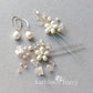 Phia hair pins mix and match - 2 style options - silver, gold or rose gold