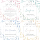 Gift certificate personalized - Bridal shower gift idea - COLORS AVAILABLE - Choose your amount starting FROM: