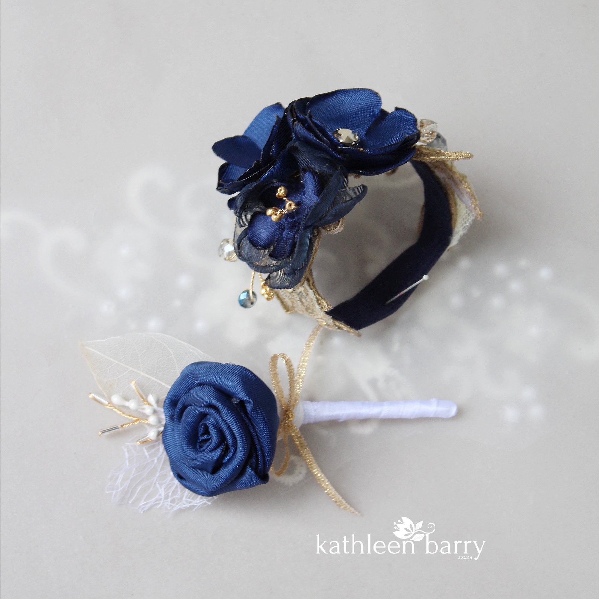 Rose gold and navy blue prom clearance