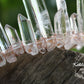 Crystal quartz bridal crown with rose gold, gold or silver wirework  - 35cm height