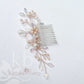 Quinn hair comb - color & metallic options available - veil comb