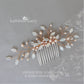 Quinn hair comb - color & metallic options available - veil comb